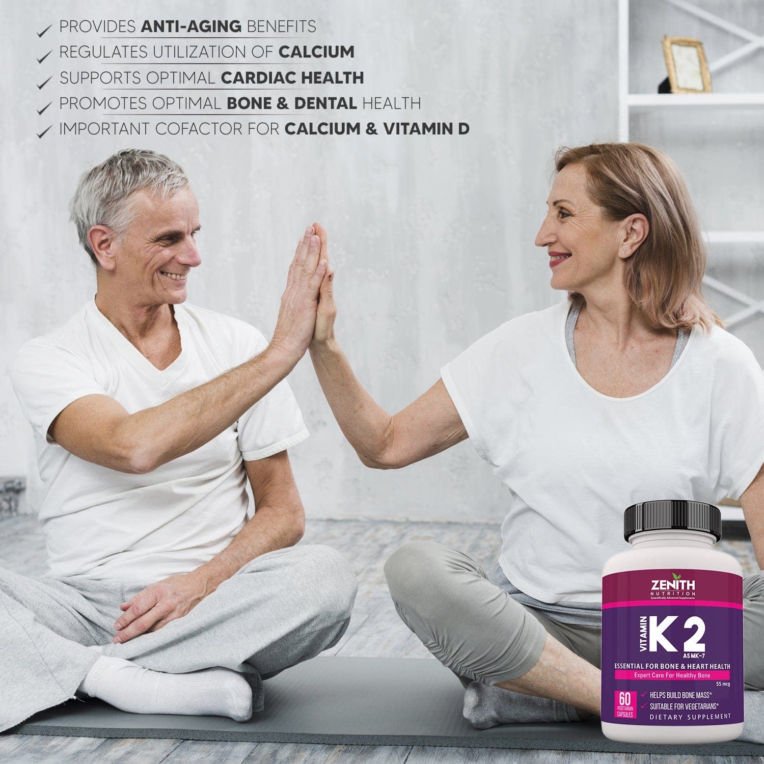 Vitamin K2 as MK-7 - 60 Veg caps - Image 3