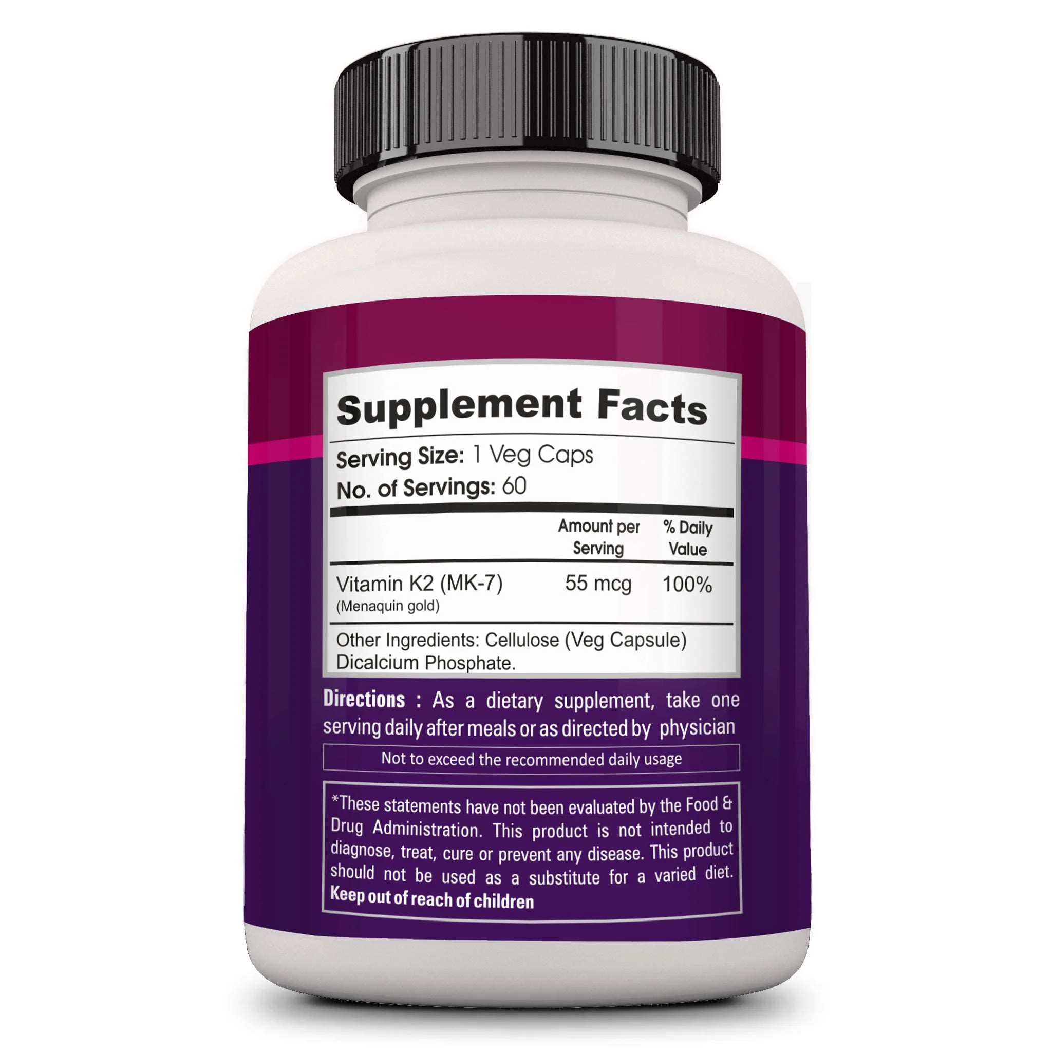 Vitamin K2 as MK-7 - 60 Veg caps - Image 9