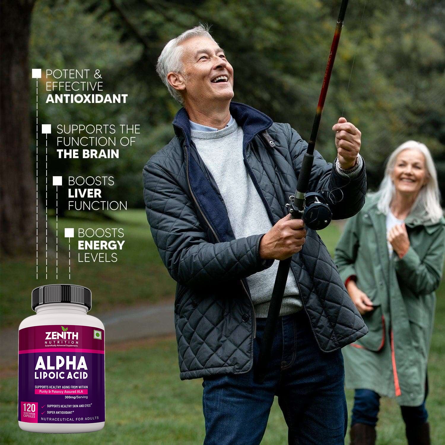 Alpha Lipoic Acid 300mg - 120 Veg caps - Image 3