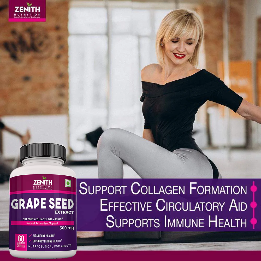 Grape Seed Extract 500mg - 60 Veg caps - Image 5