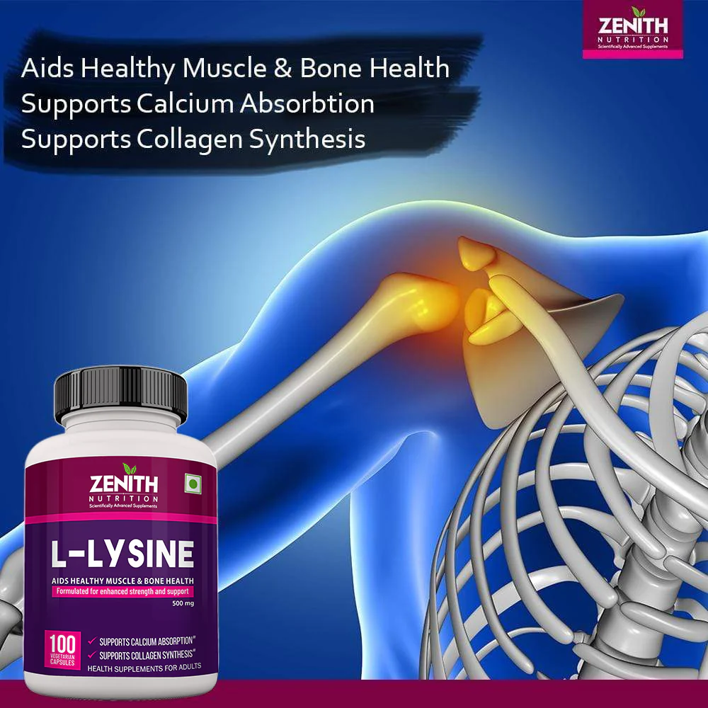 L-Lysine 500 mg – 100 Capsules - Image 6