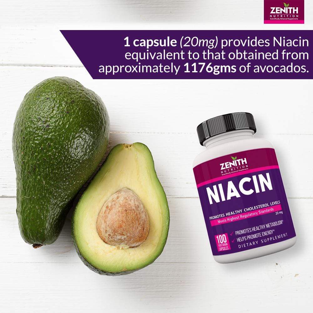 Niacin / Vitamin B3- 100 Veg caps - Image 10