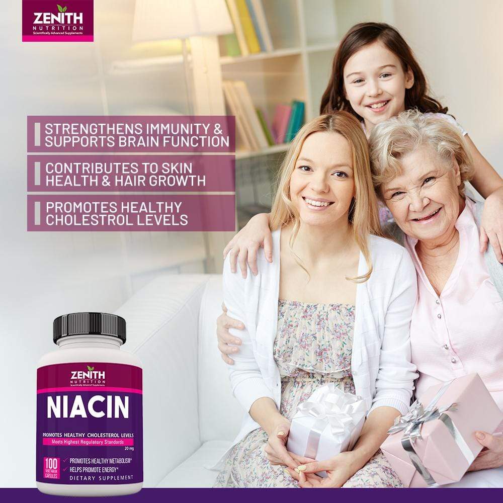 Niacin / Vitamin B3- 100 Veg caps - Image 9