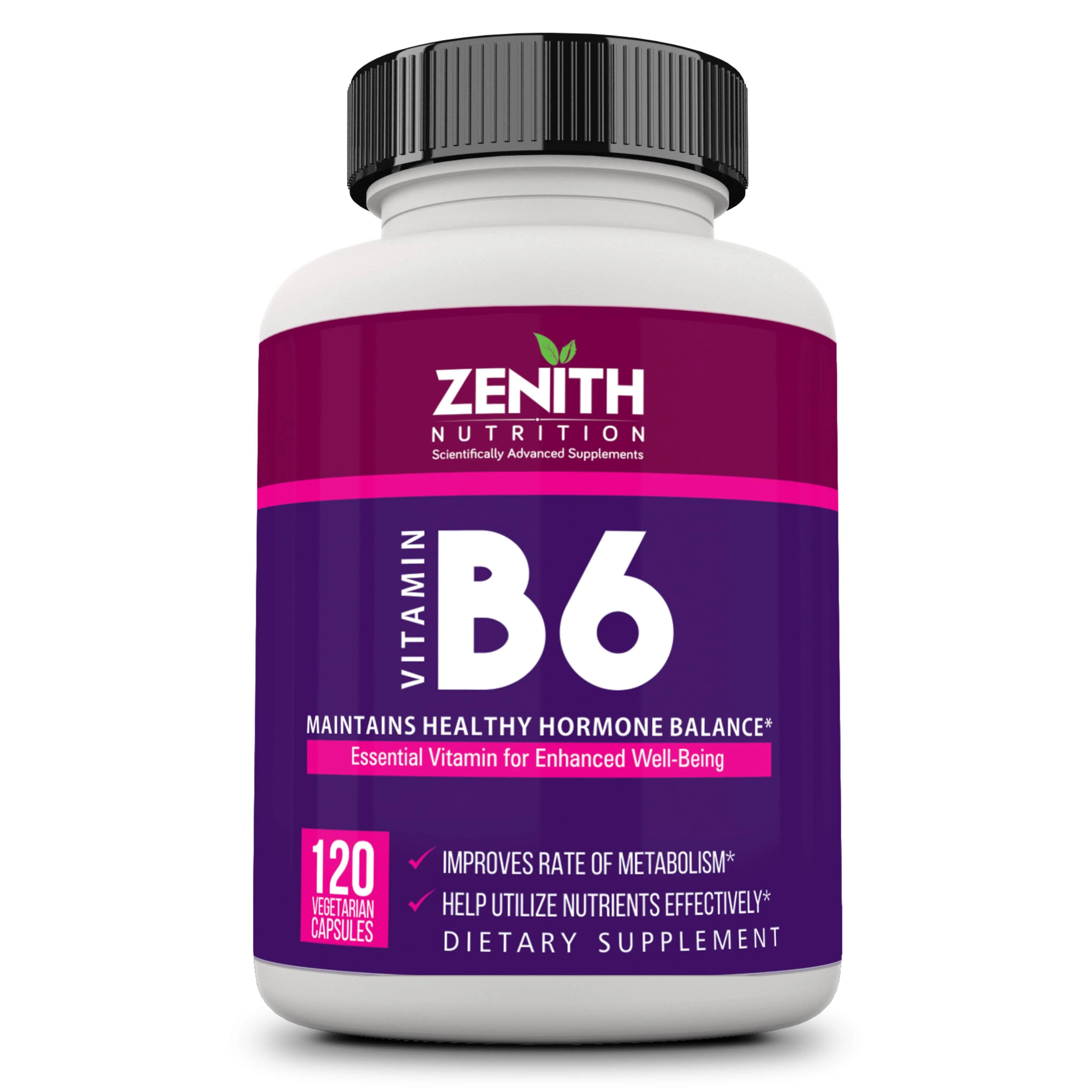 Vitamin B6- 120 Veg caps