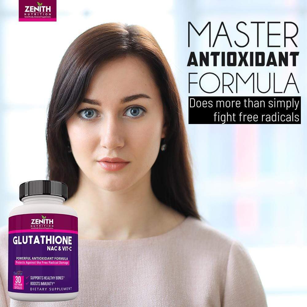 Glutathione, NAC & Vitamin C  - 30 Veg caps - Image 2