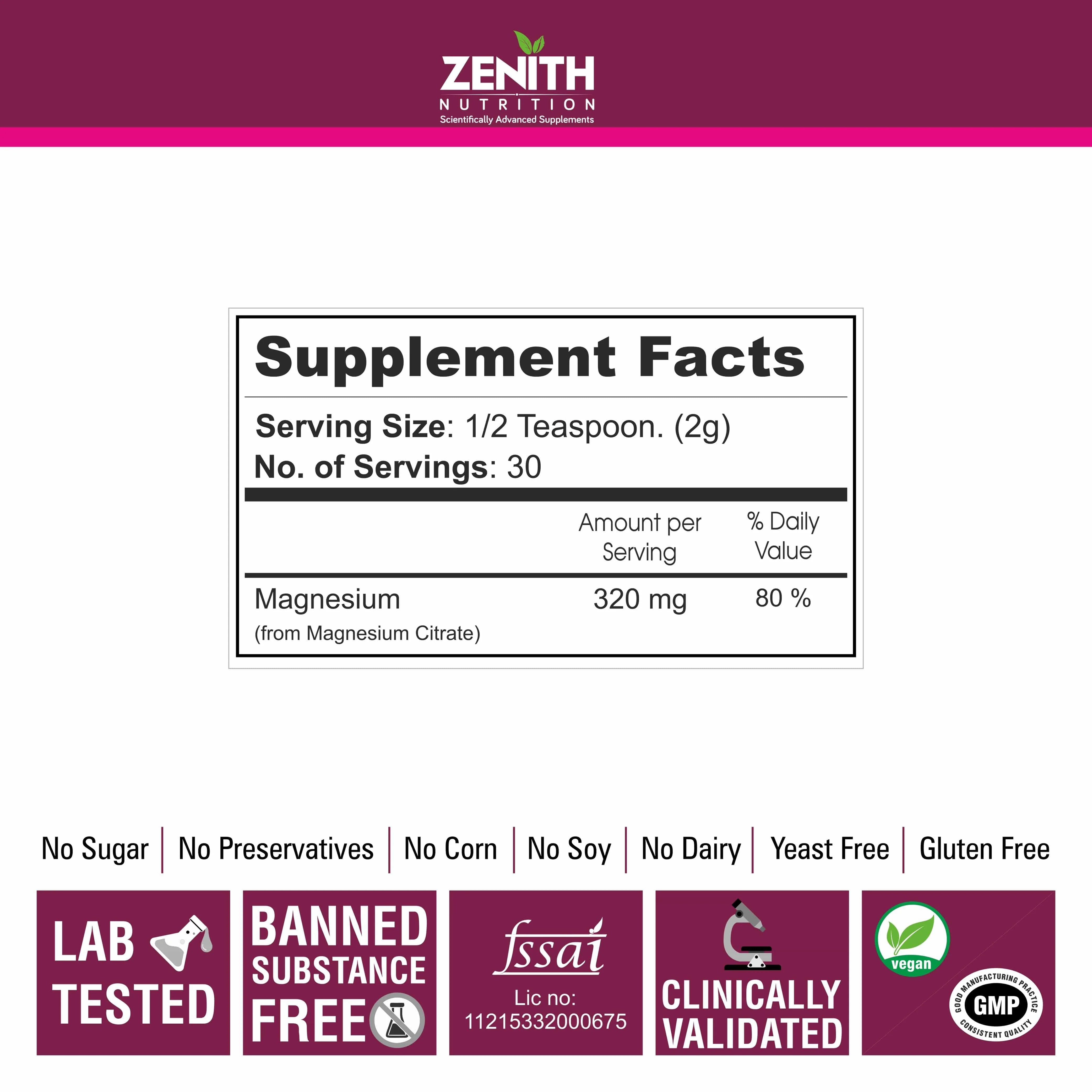 Magnesium Citrate Powder - 60 gms - Image 4