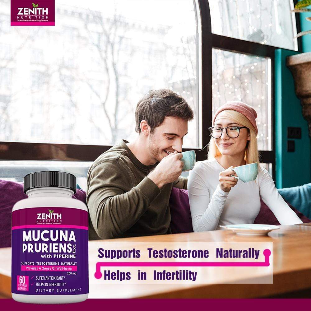 Mucuna Pruriens Ext with Piperine 200mg - 60 Veg caps - Image 3