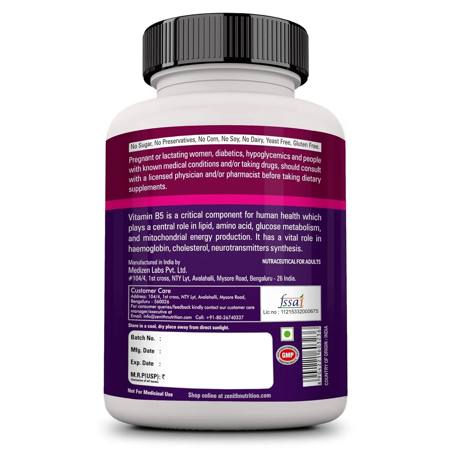 Pantothenic Acid / Vitamin B5 - Image 3