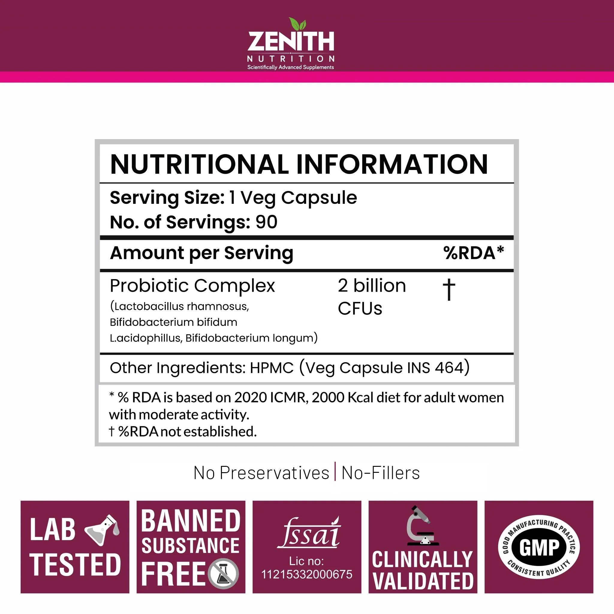 Probiotic Immune - 90 Veg caps - Image 6