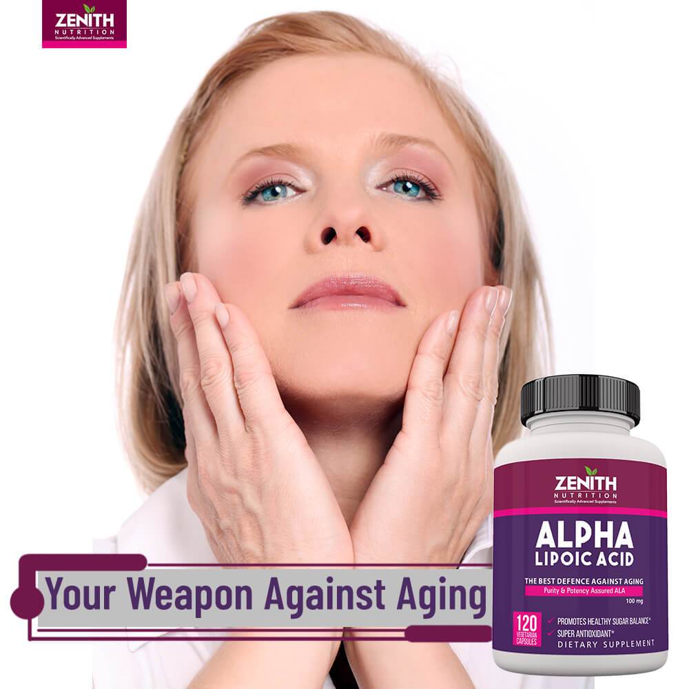 Alpha Lipoic Acid 100mg - 120 Veg caps - Image 3