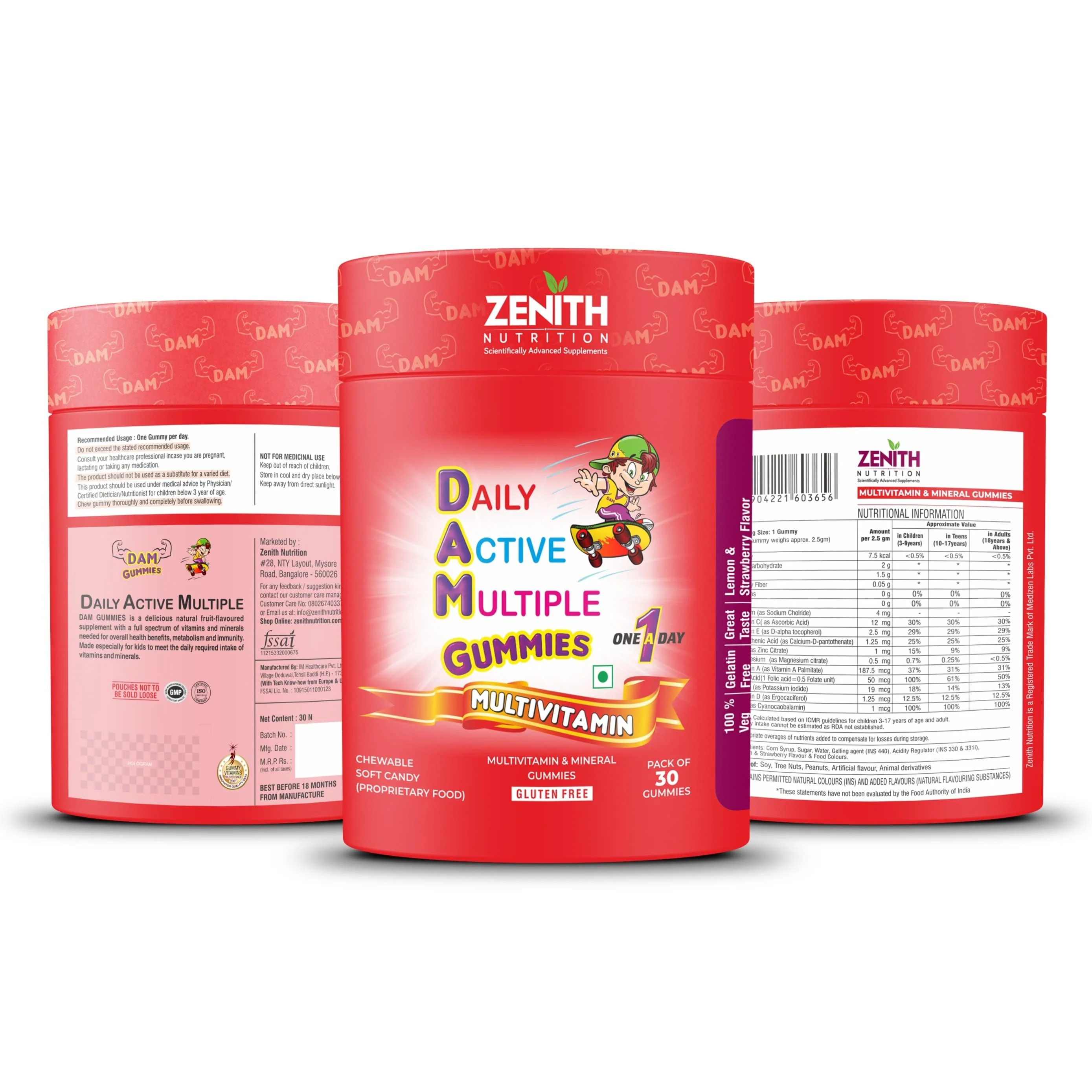 Daily Active Multiple Gummies - 30 Count - Image 7