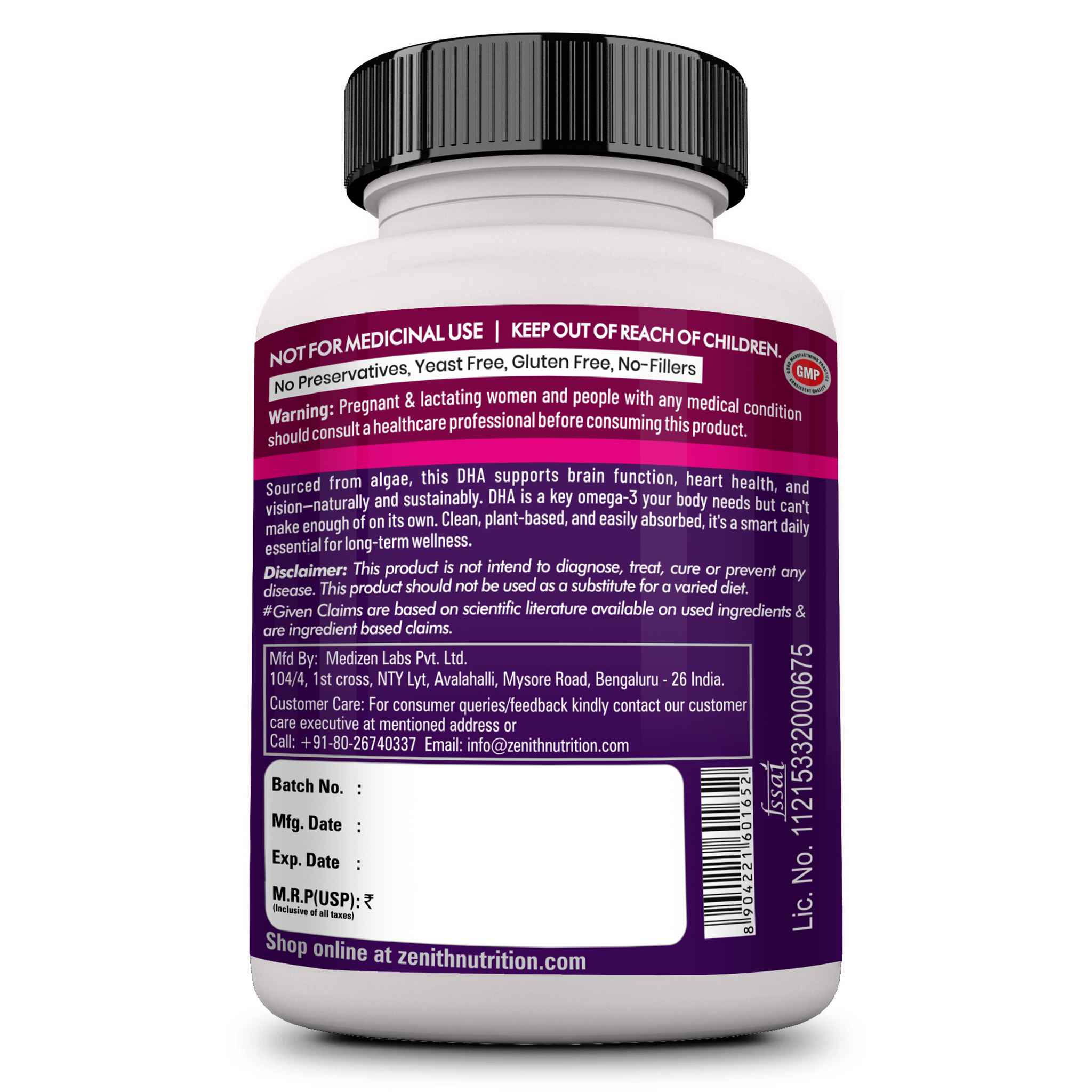 Vegan Omega-3 Dha - 90 Veg caps - Image 5